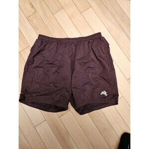 Tracksmith Men's Size S Maroon Burgundy Session Lined Athletic Running Shorts